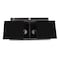 Nantucket Sinks Large Double Bowl Prep Station Topmount Granite Composite Black PR3420PS-BL - alternate 1